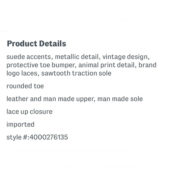 Vintage Havana Leather Valery Rust & Leopard Detail Run Sneakers Women's Size 6 - Picture 13 of 13